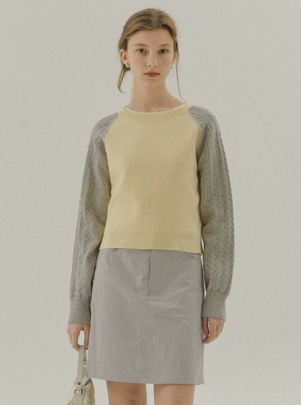 Raglan Sleeve Sweater Top