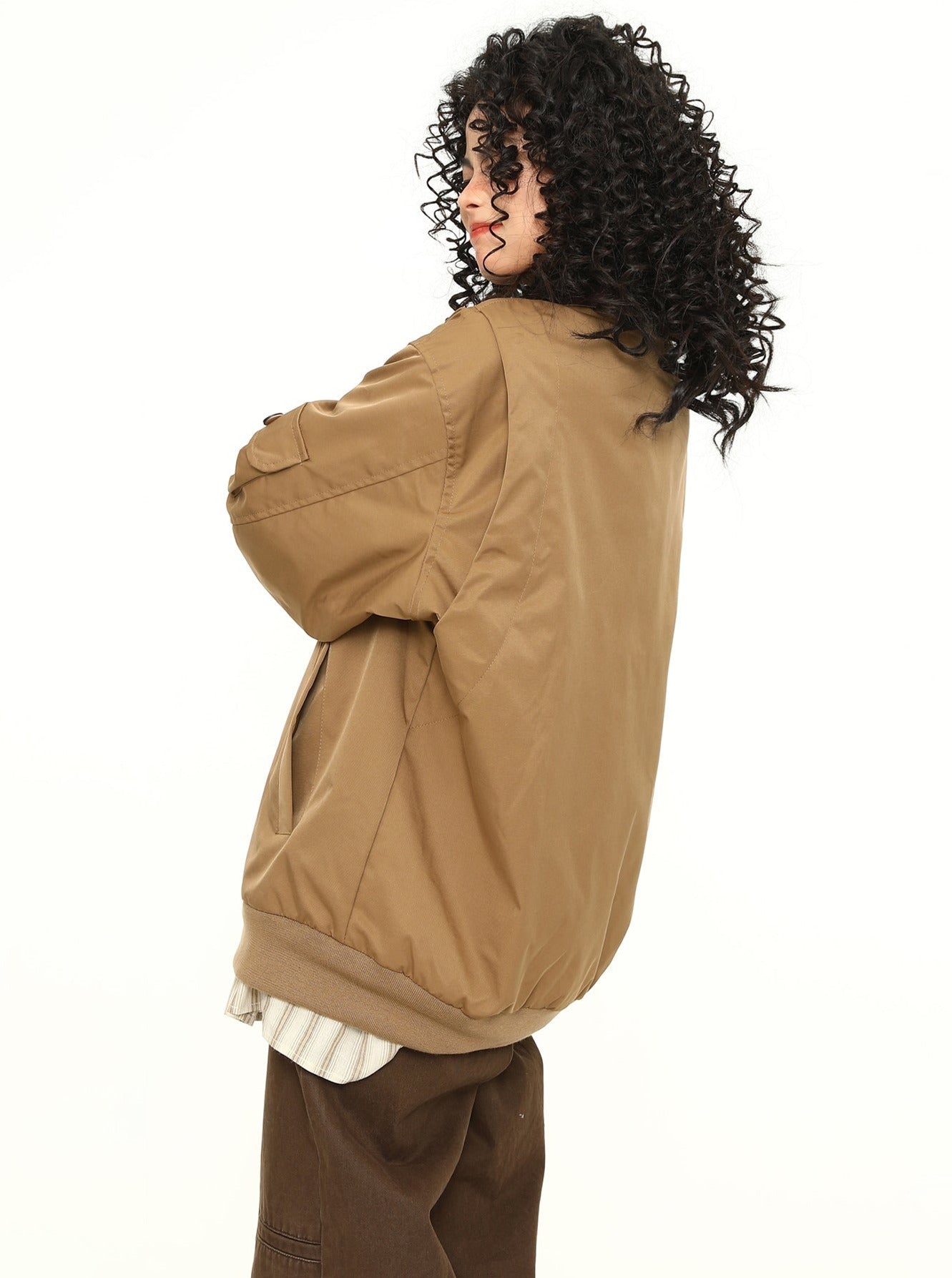 Niche Design Khaki Jacket