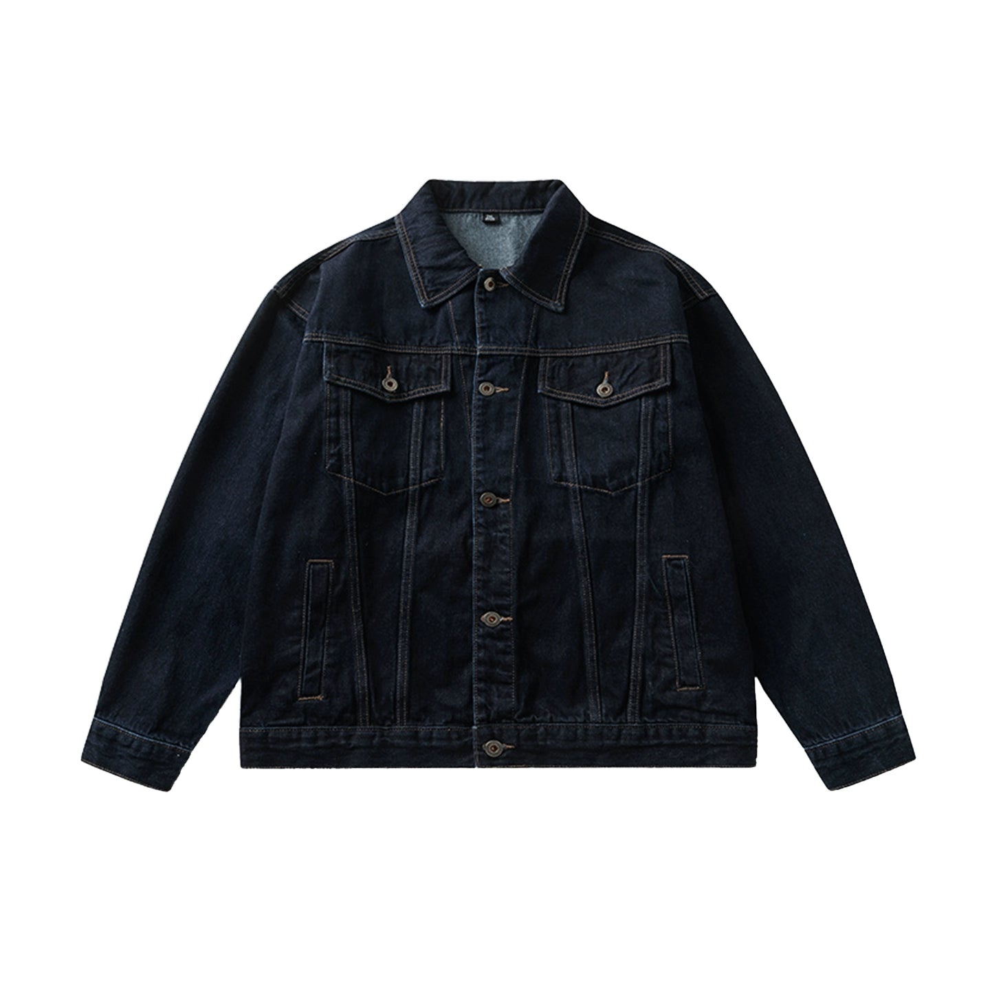 Classic Denim Lapel Jacket