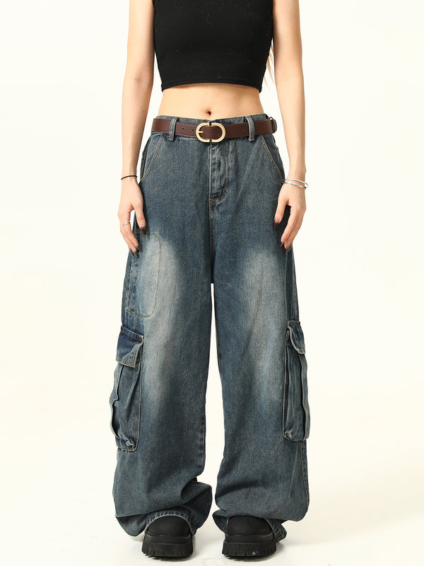 Street Multi Pocket Cargo Jeans