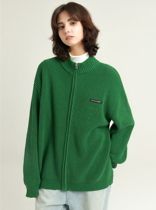 Tide plain basic stand-up collar sweater