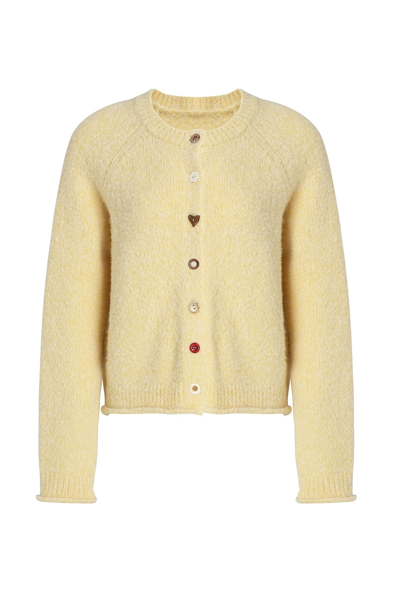 Soft Yellow Wool Blend Top