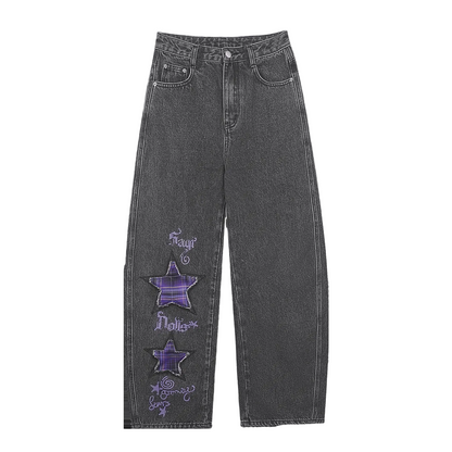 Graffiti Print Two-Piece T-Shirt Set-Up