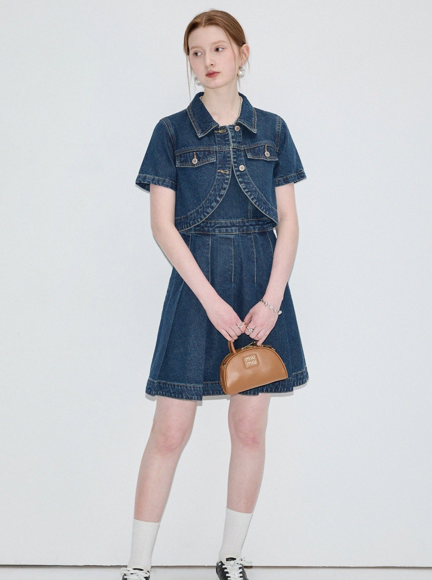 Denim Shirt and Sundress Set-Up