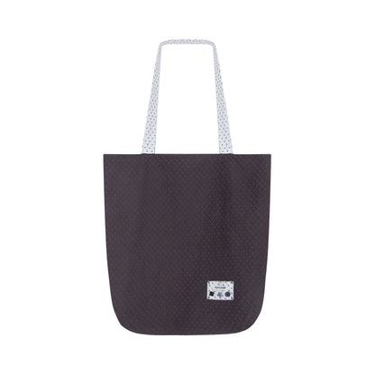 Vintage Polka Dot Canvas Shoulder Bag