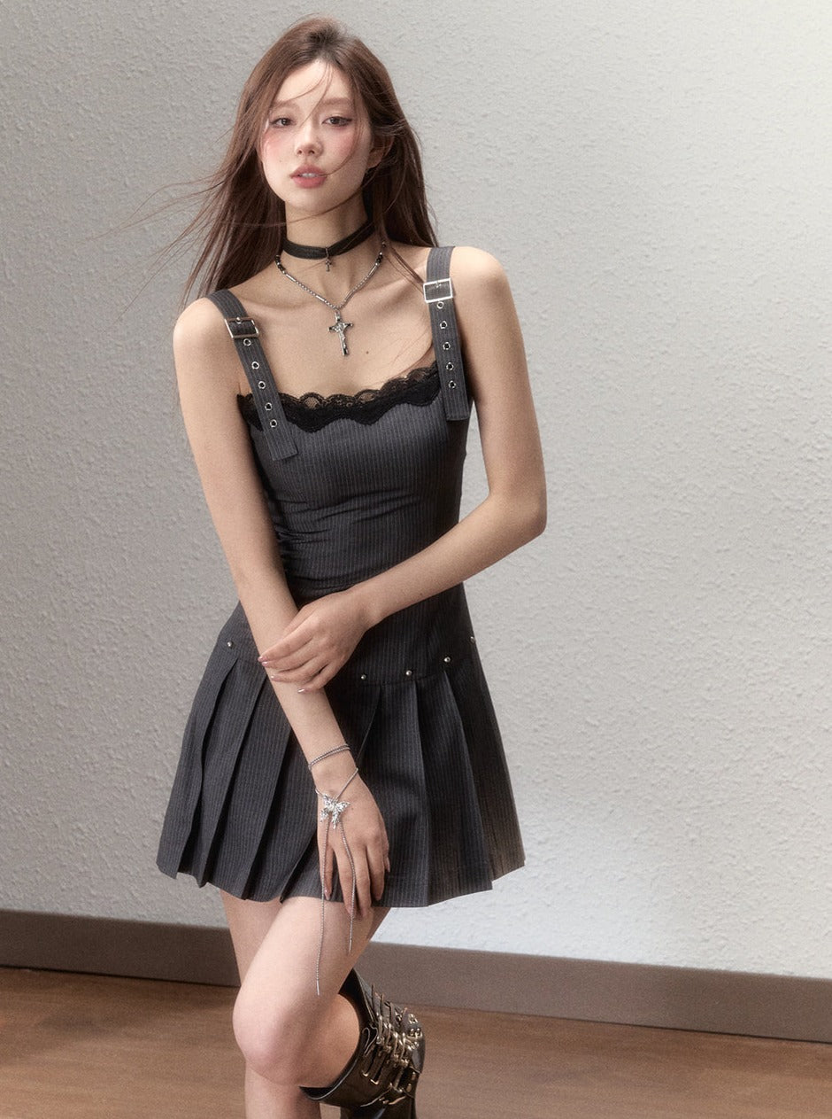 Personality Lace Slip Dress