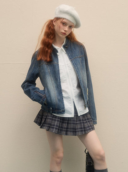 Casual Versatile Vintage Denim Jacket