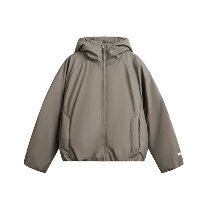 Luxury Cotton Hooded Jacket