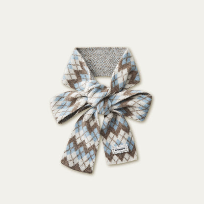 Retro Knitted Long Strip Scarf