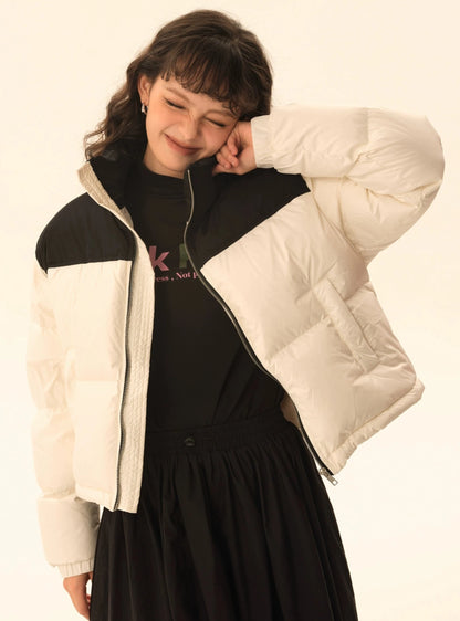 Long-sleeved Loose Down Jacket