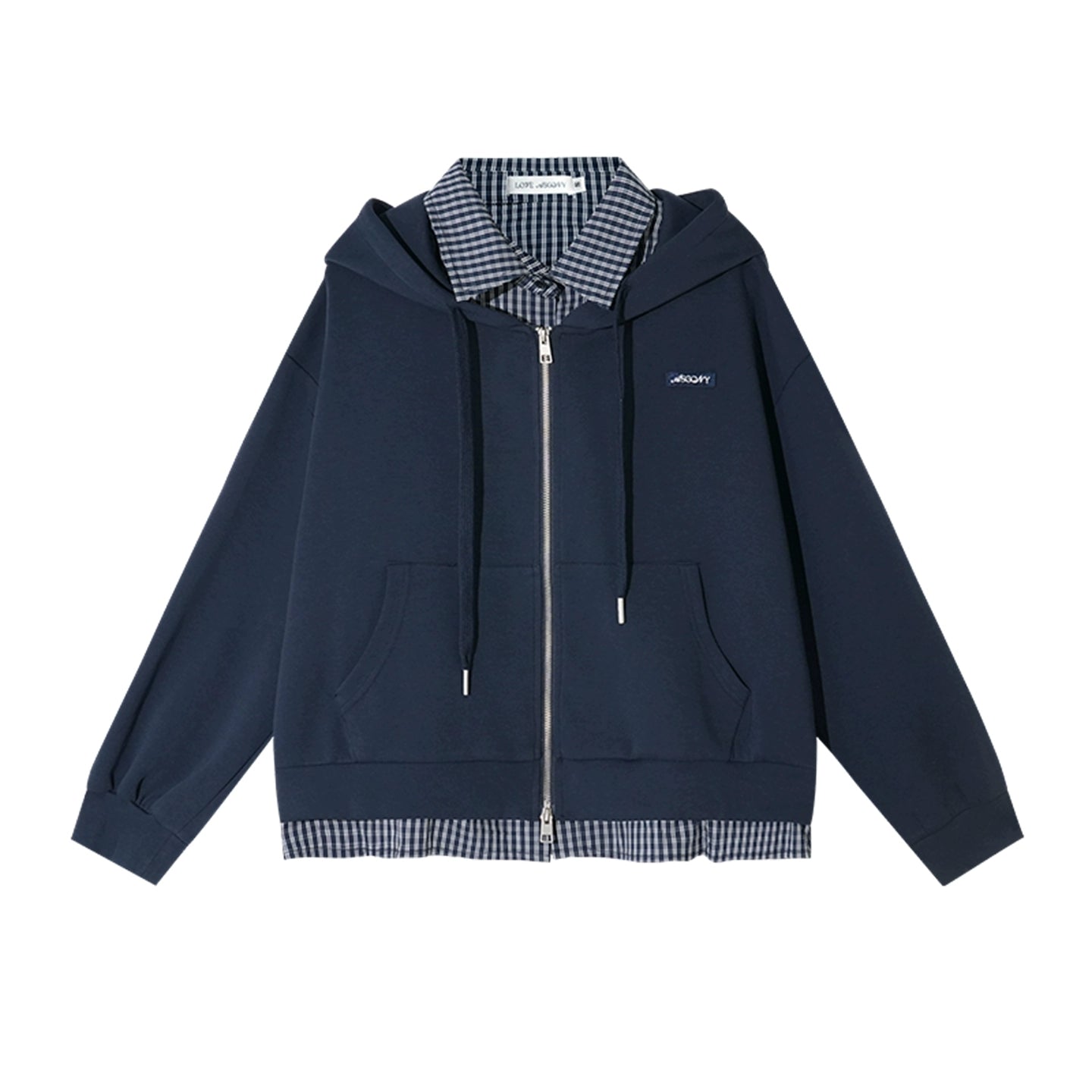 Asymmetrical Denim Jacket Skirt Set-Up