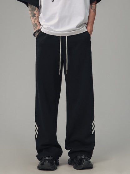 Amerikanische Retro Drei-Barren-Sweat Pants