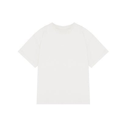 Simple Solid Color Crewneck T-shirt