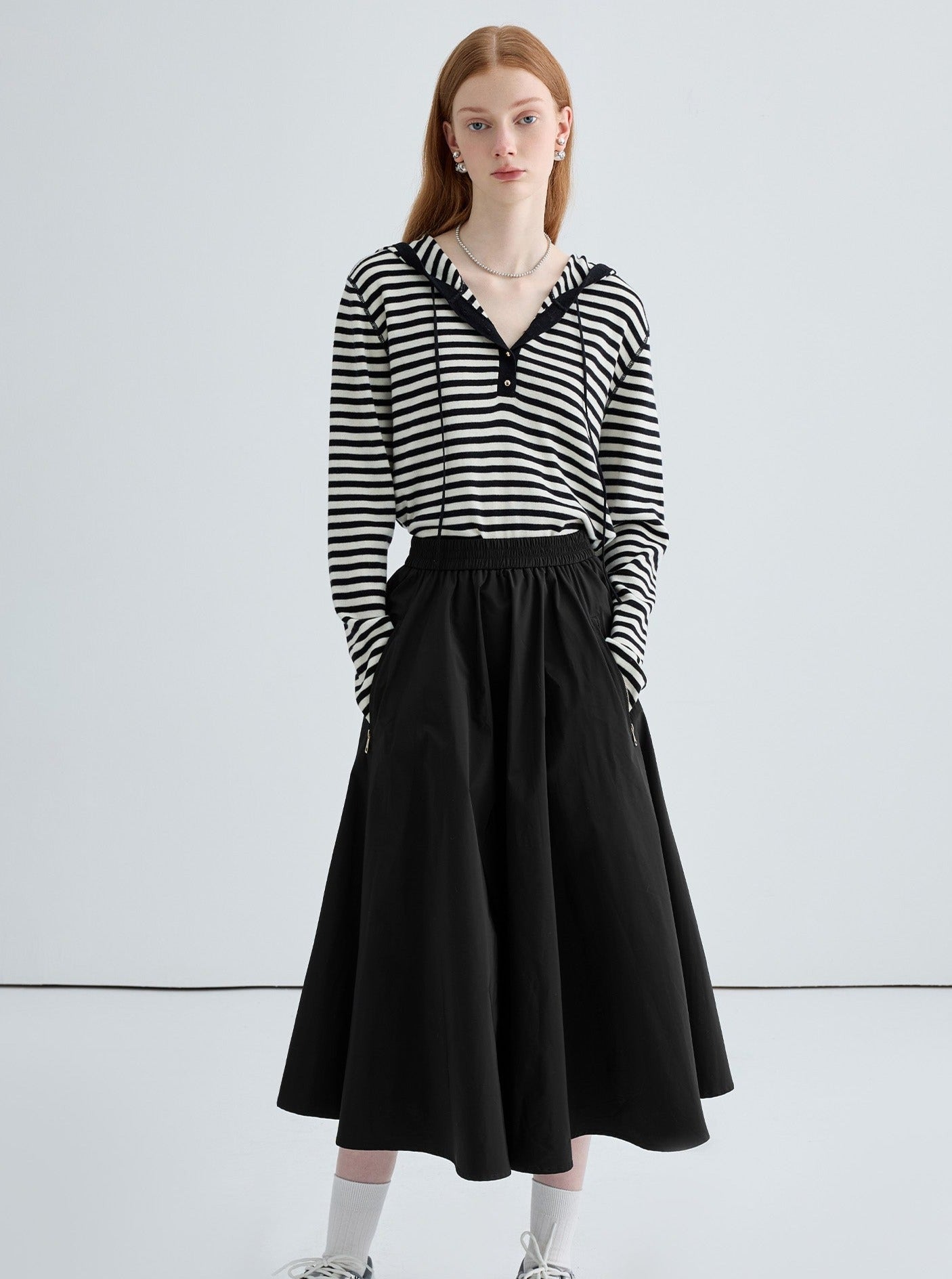 Black A-Line Skirt