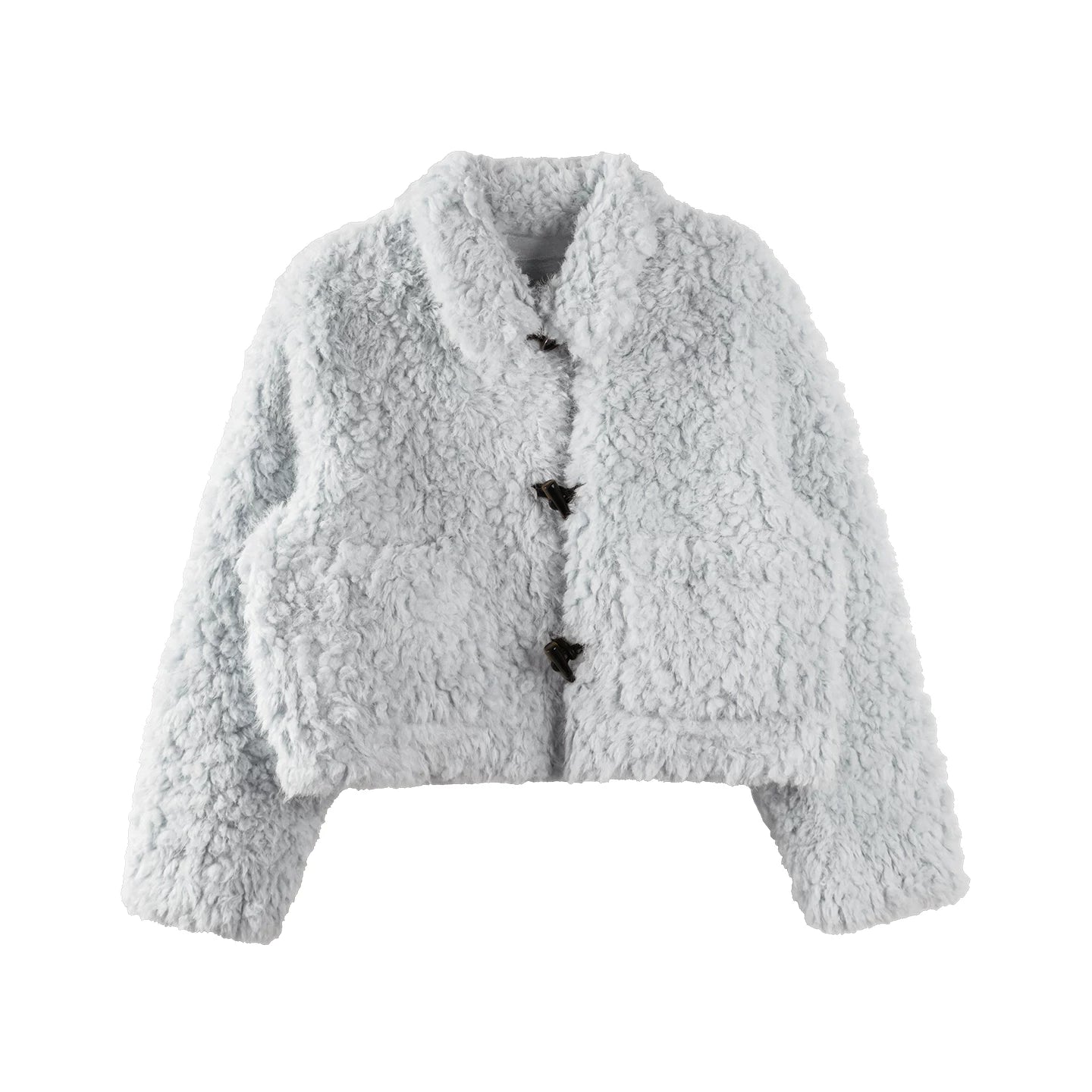 Lamb Wool Toggle Coat