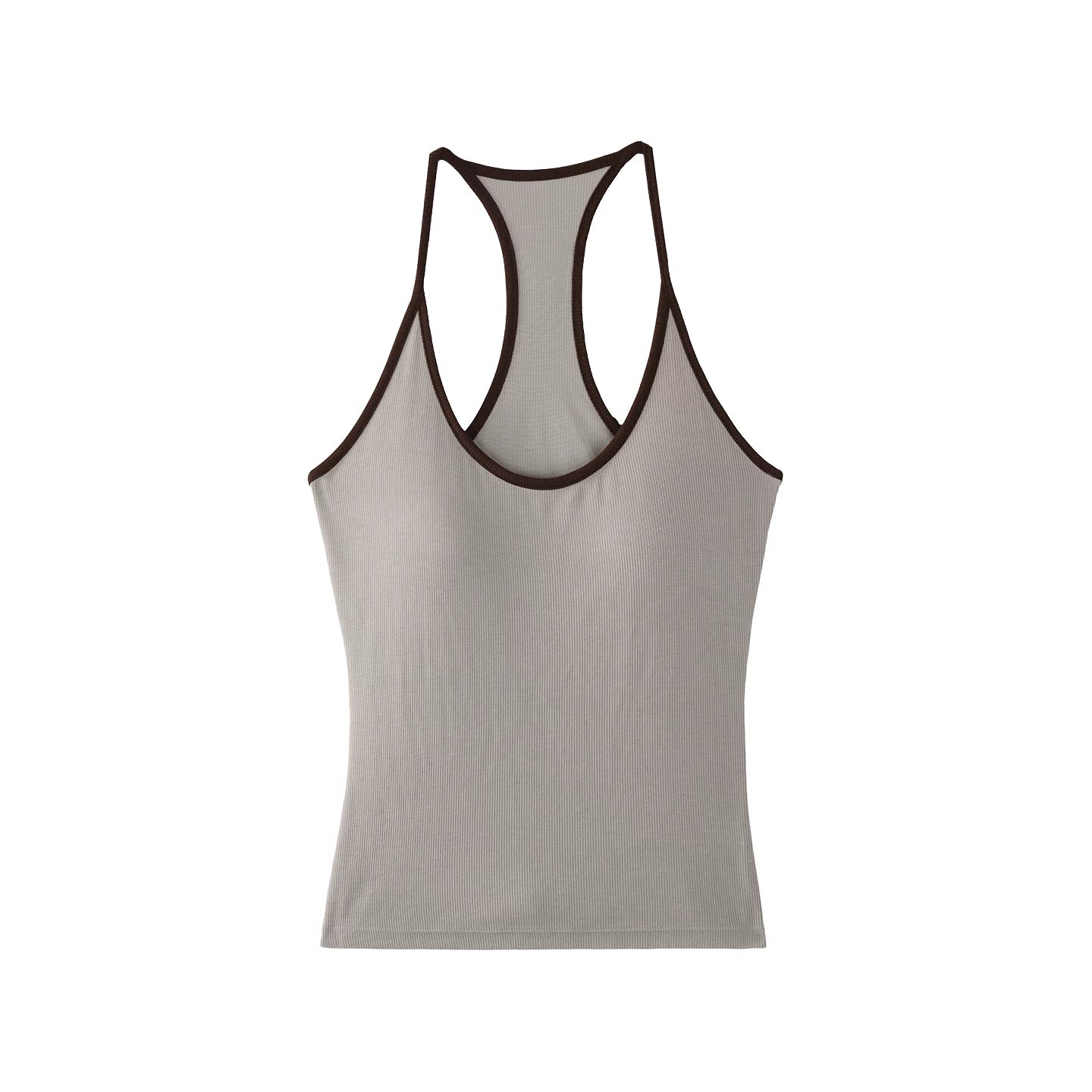 Silk Contrasting Stitch Camisole