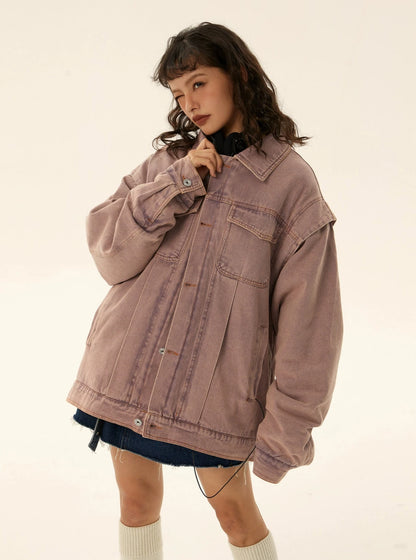 New Long-sleeved Loose Casual Cotton Jacket