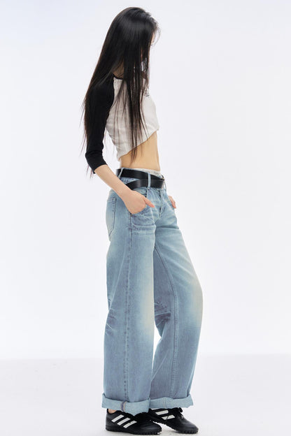 필수 크롭 티셔츠 