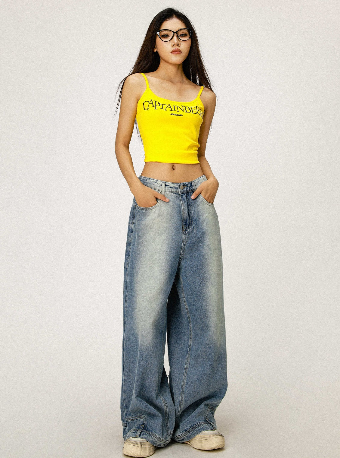 Unisex Loose Straight-Leg Pants