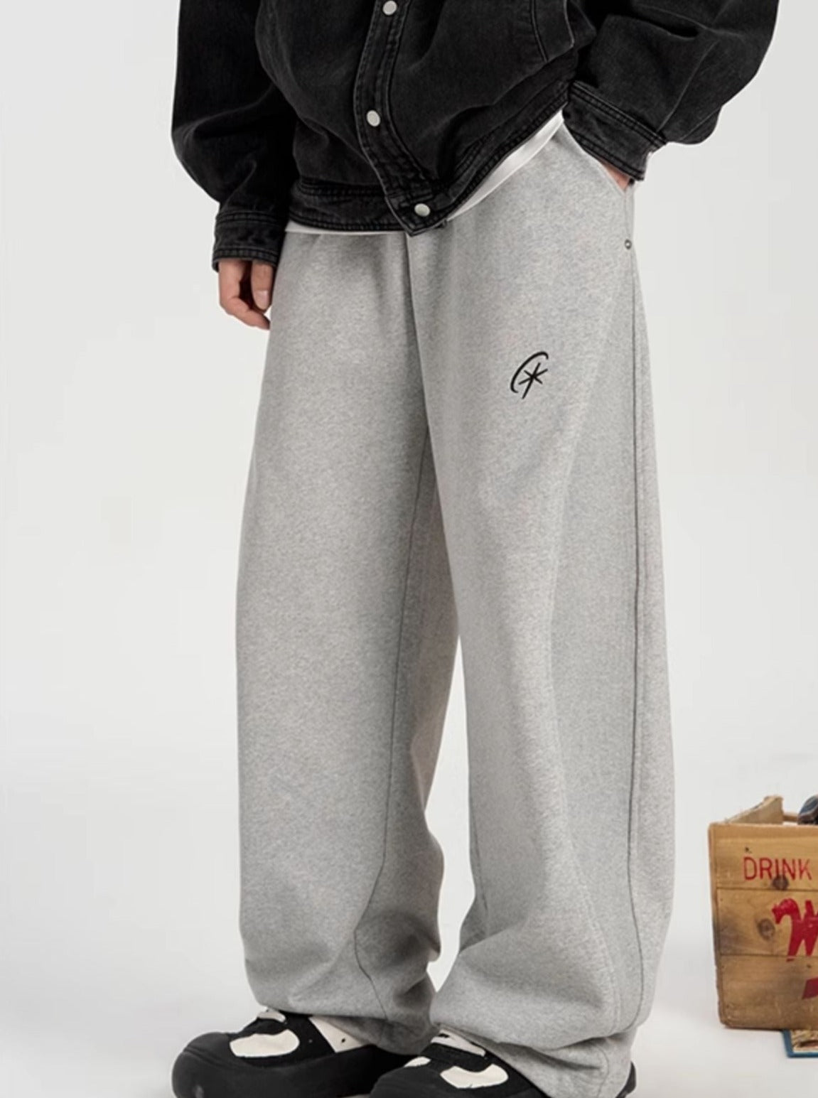 Versatile Stitched Sweat Pants