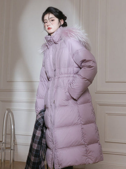 Duck down long jacket