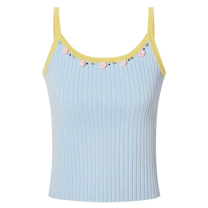 Striped Beaded Camisole