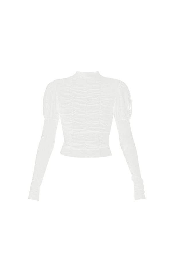 Pleated Waist Twilight Slim Top