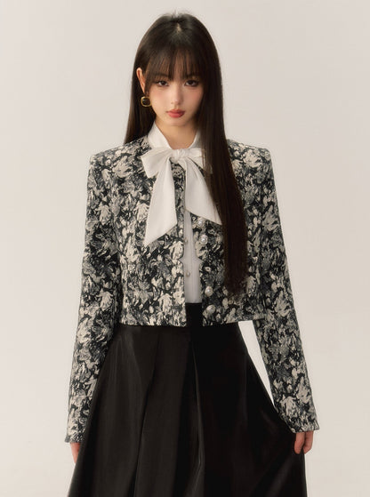 Chinese Jacquard Short Jacket