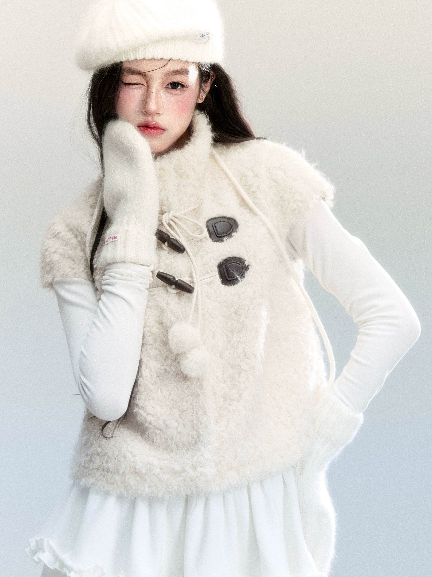 Fragile Holiday Fur Vest