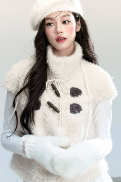 Fragile Holiday Fur Vest