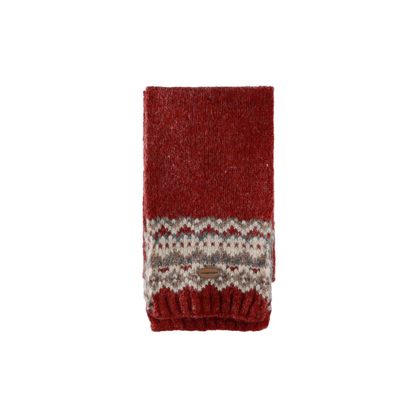 Color-Blocked Jacquard Knitted Scarf