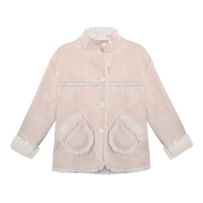 Reversible Polka Dot Fur Coat