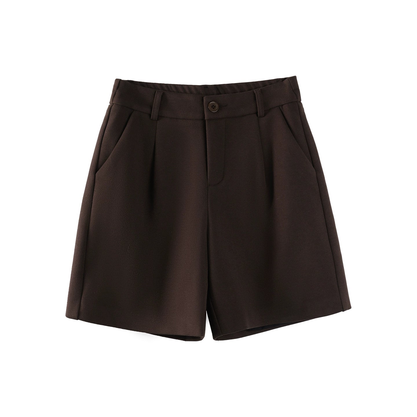 Retro Woolen Suit Shorts