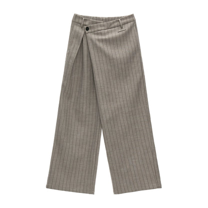 Deconstructed Patchwork Pleated Trousers