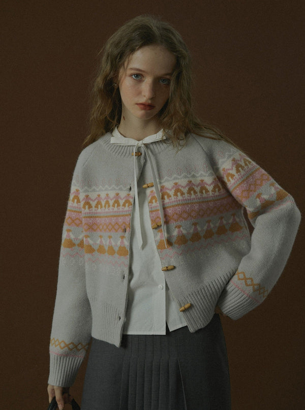 VINTAGE VILLAIN KNIT SWEATER JACKET