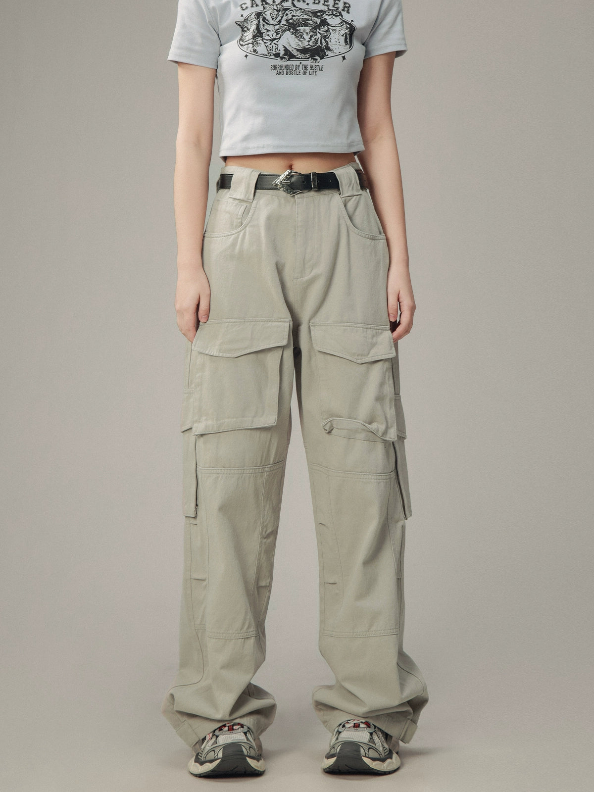 Retro Multi-Pocket Cargo Pants