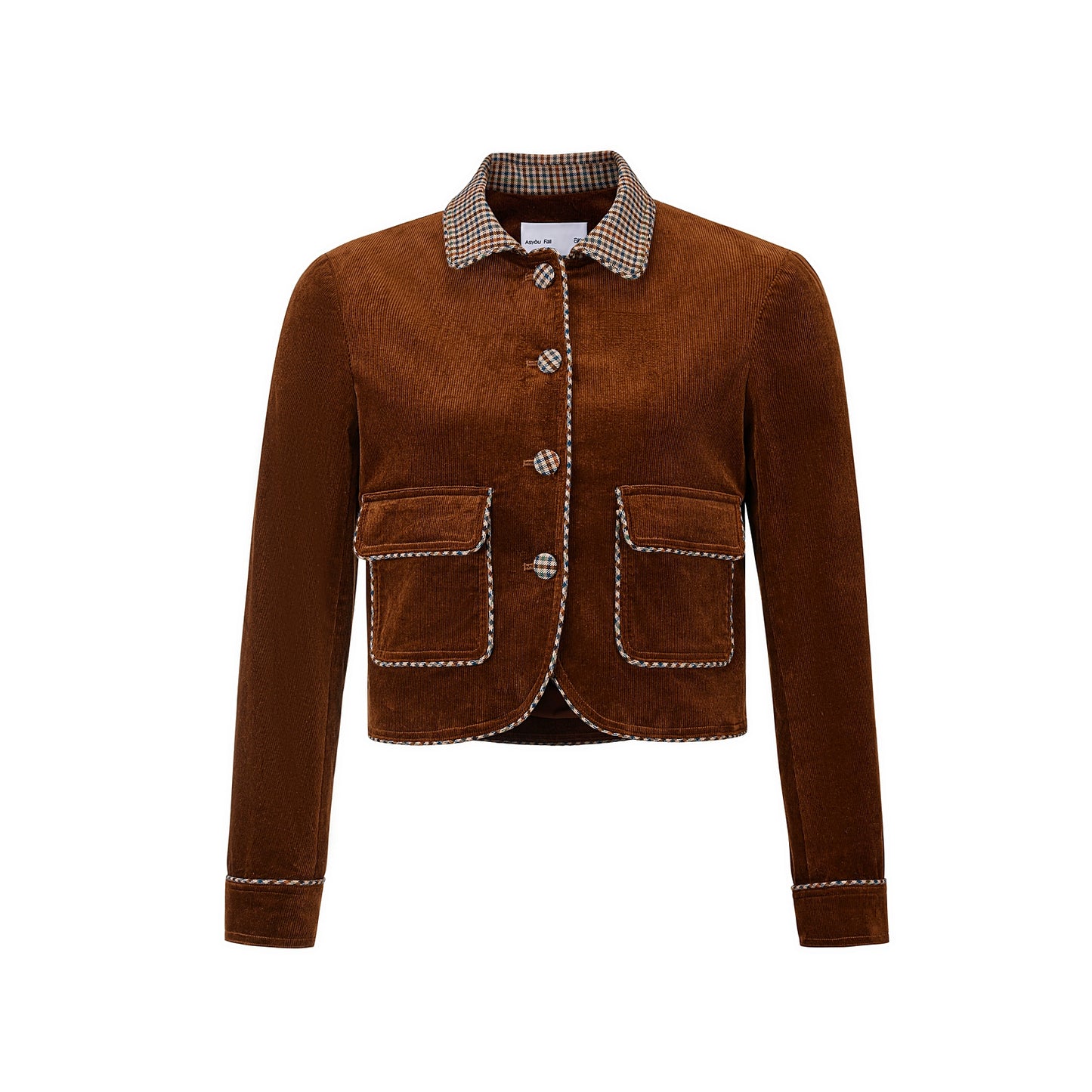 Corduroy Cardigan Suit Top Set-Up