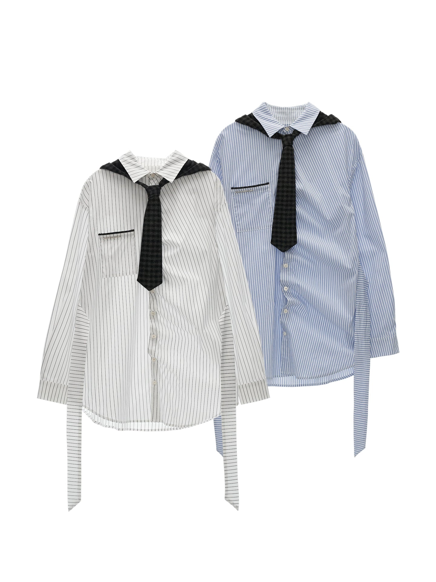 Long Striped Long Sleeve Shirt