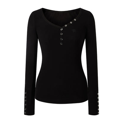 Black-White Knit Sweater