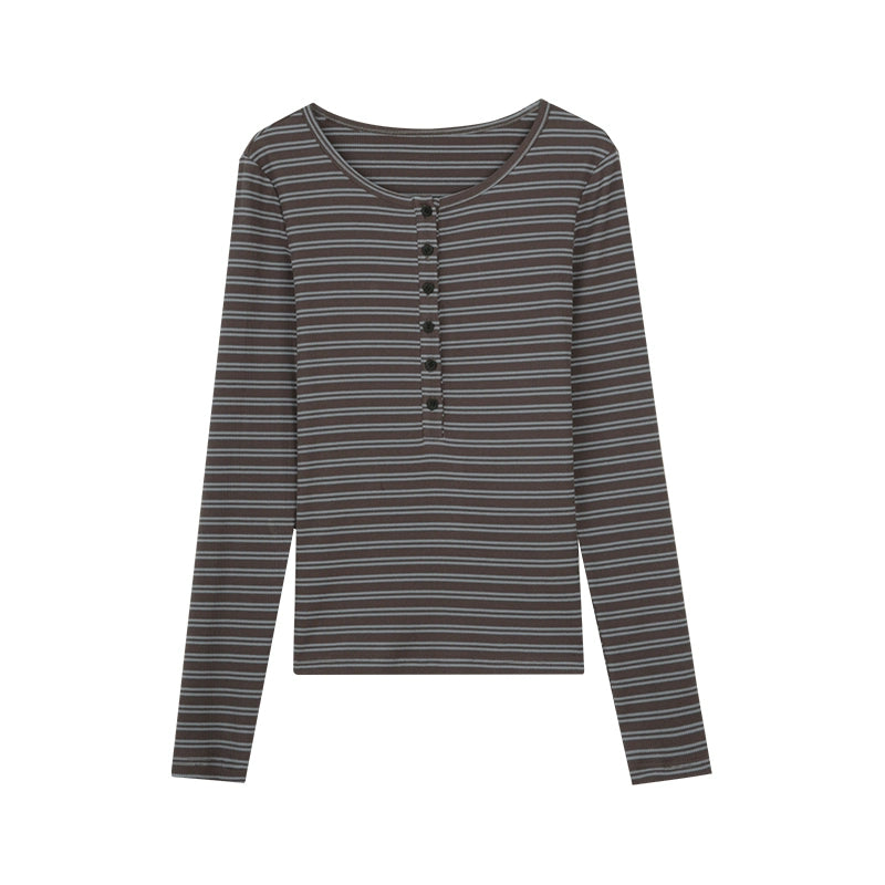 Open Front Long-Sleeved T-shirt & Vest Set-Up