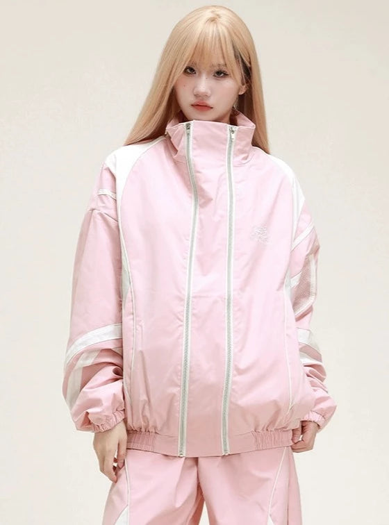 American Striped Jacket Set