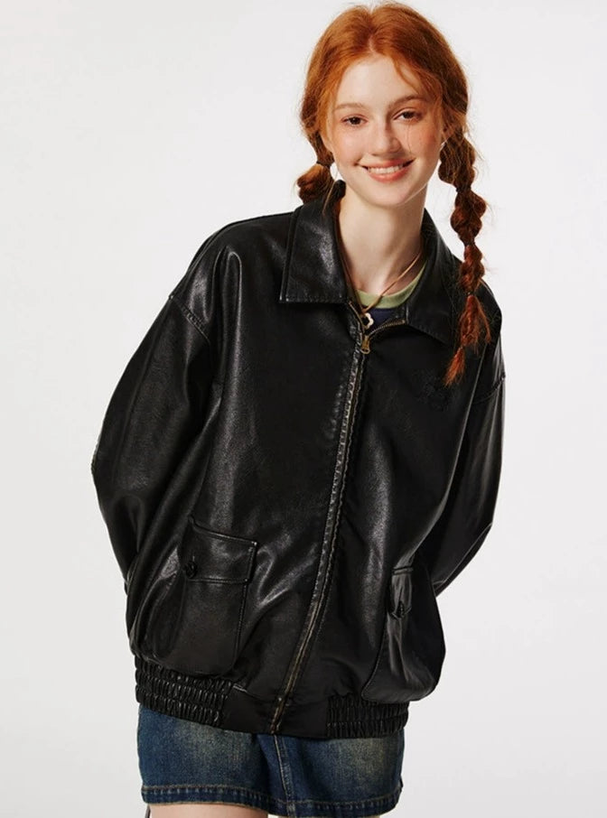 Retrol PU Leather Jacket