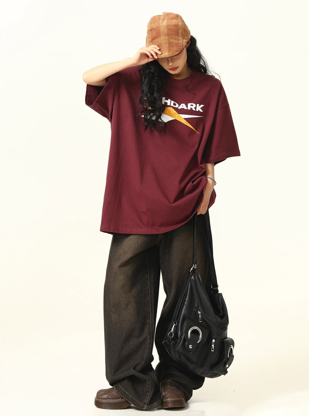 Dark Red Versatile T-Shirt