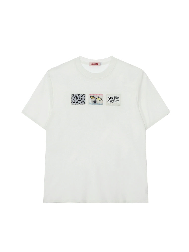 Retro Print Short Sleeve Tee