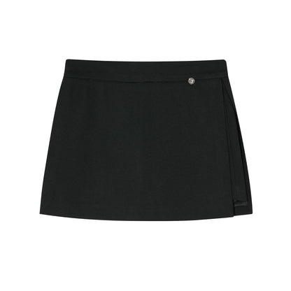 Intellectual Side-Slit Skirt