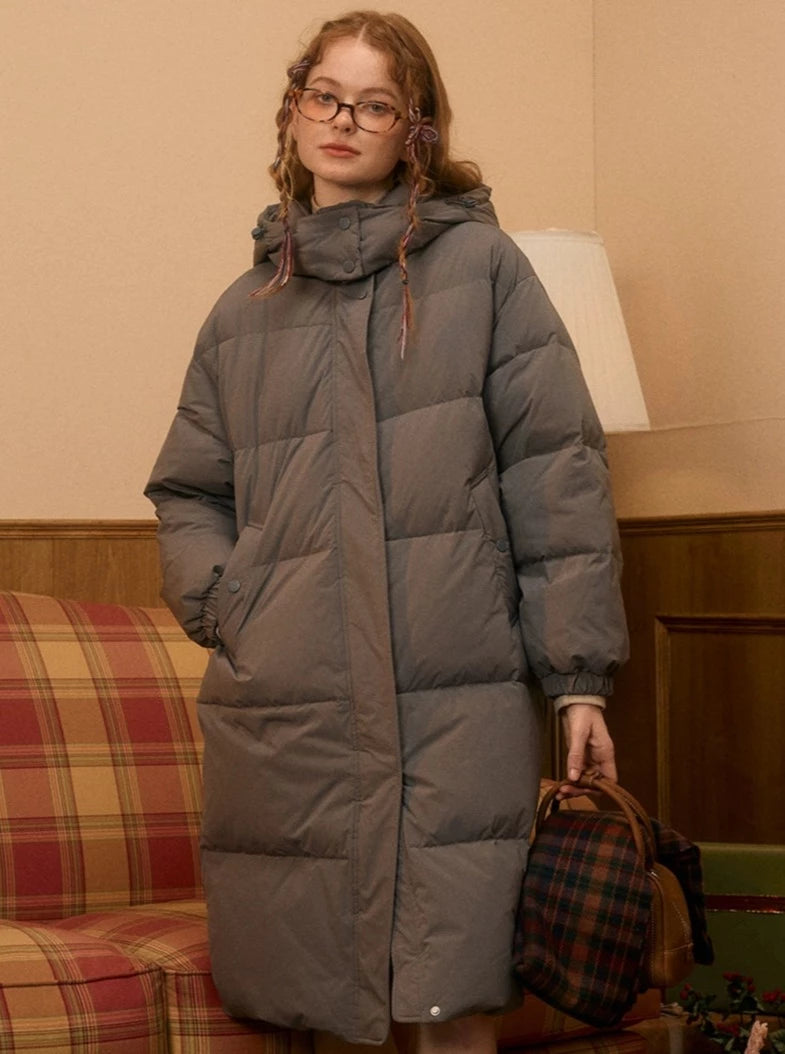 Medium duck down coat