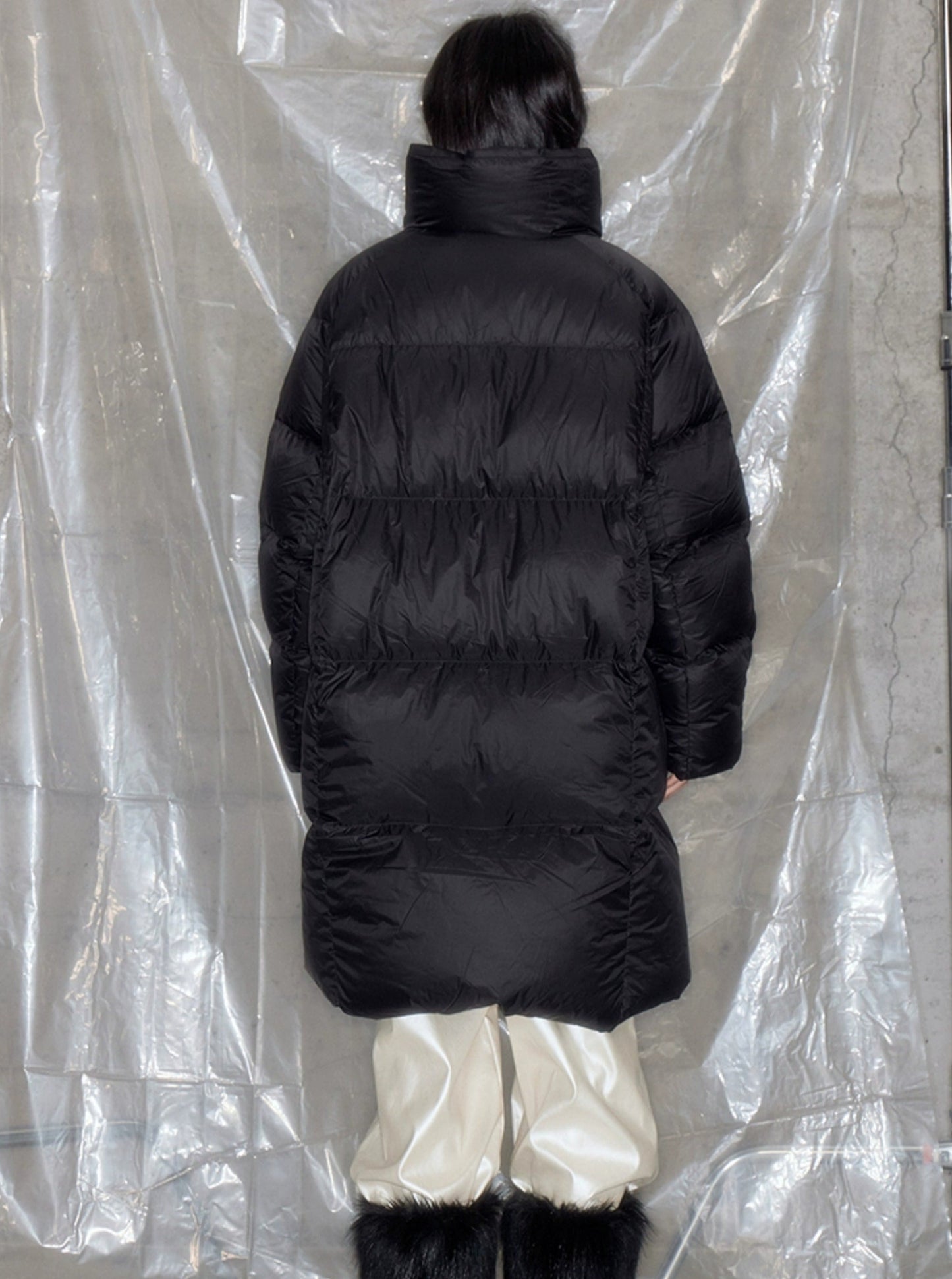 Long Stand Collar Down Jacket