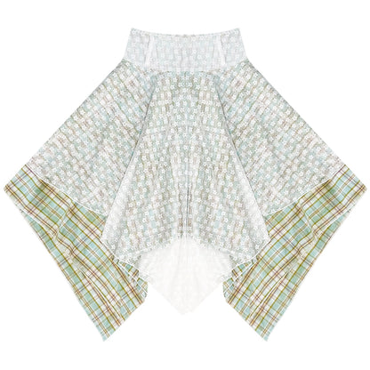 Summer Green Plaid Skirt