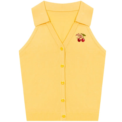 Slim Fit Knitted Vest