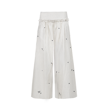 Penny Striped Suspender Pants Set-Up